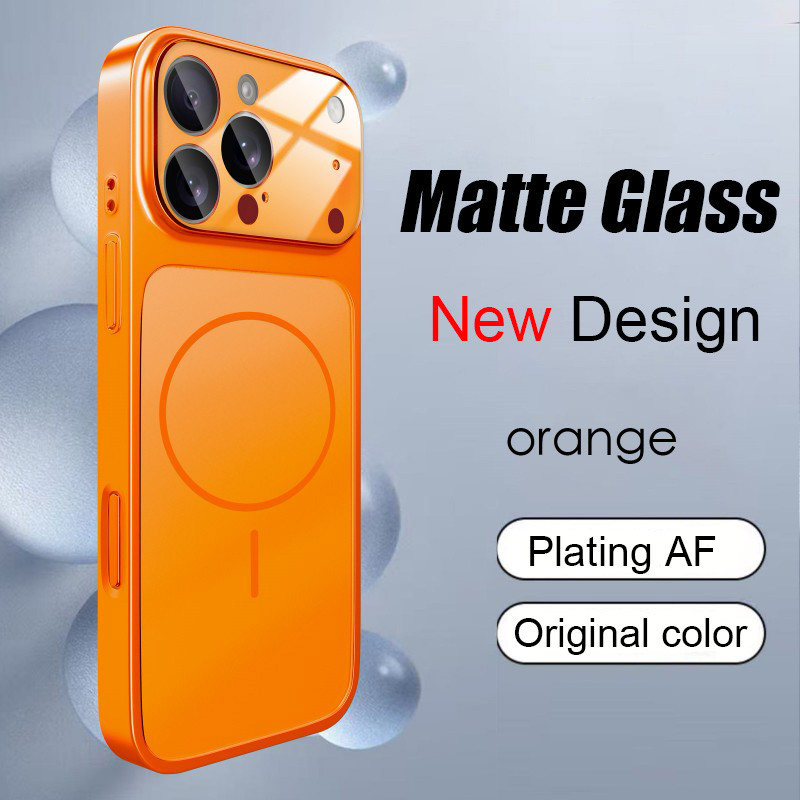 Capa capinha case transforma iPhone 17 pro max Laranja para 16 15 14 13 12 11Pro Max Camera Magnetica Muda Designe 2026