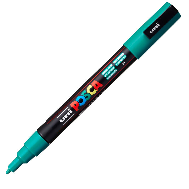 Caneta Posca PC-3M Verde Esmeralda Uni-Ball