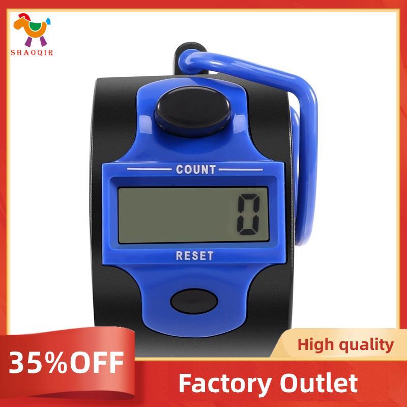 Contador Eletrônico Clicker Manual Digital Dedo Anel Mecânico Portátil Para Linha Pessoas Golfe