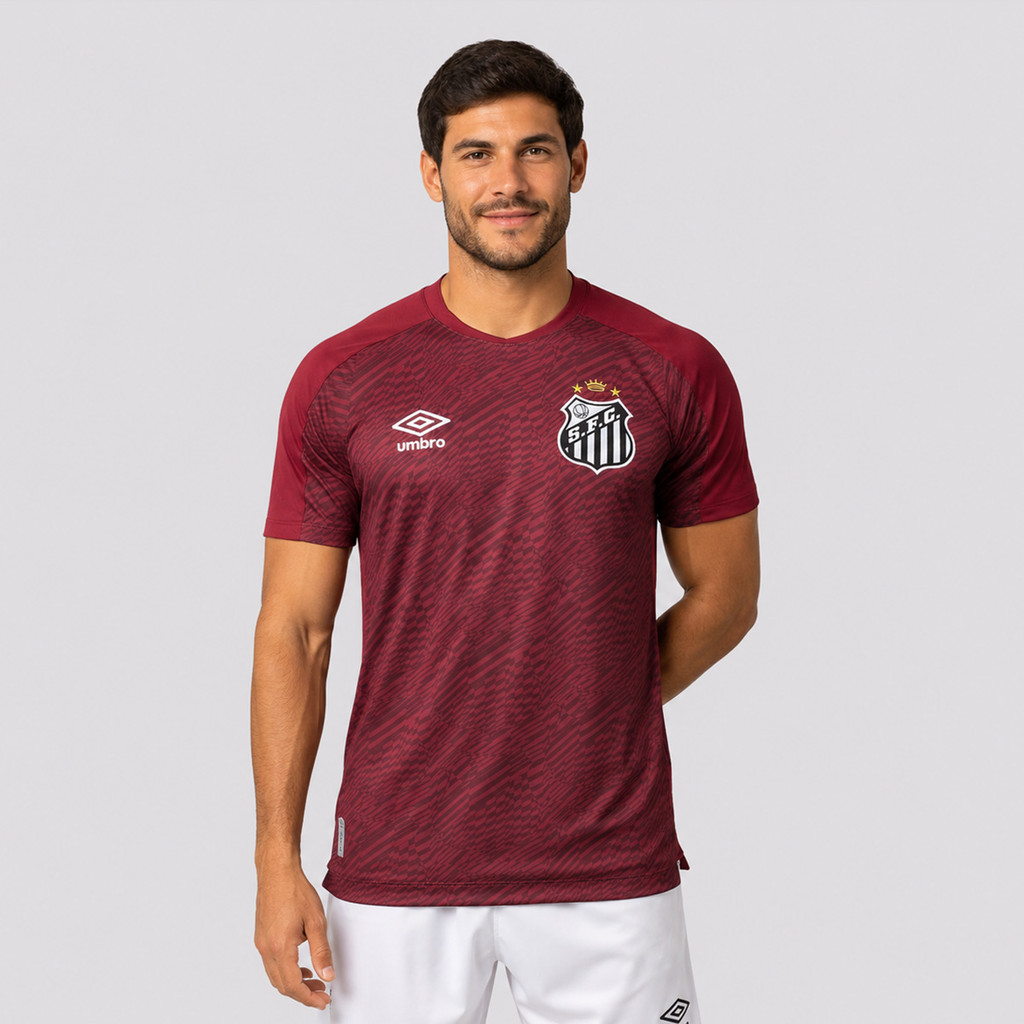 Camisa Umbro Santos Goleiro 2026 Bordô
