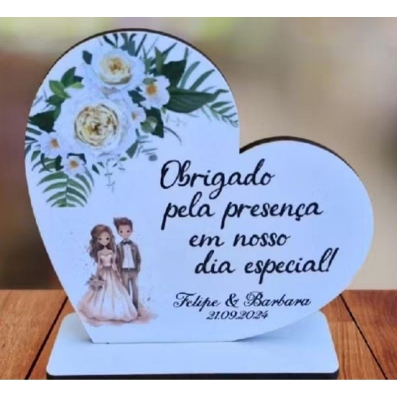 50 lembrancinhas casamento mdf coloridas personalizadas