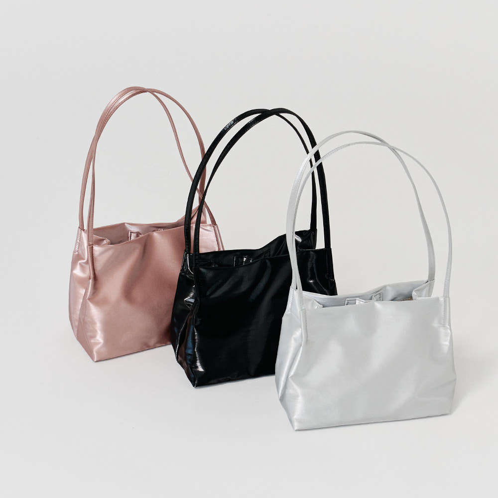 [Ithinkso] Mini Bolsa De Ombro De Nylon Brilhante E Elegante + 1EA iPad Pacote D