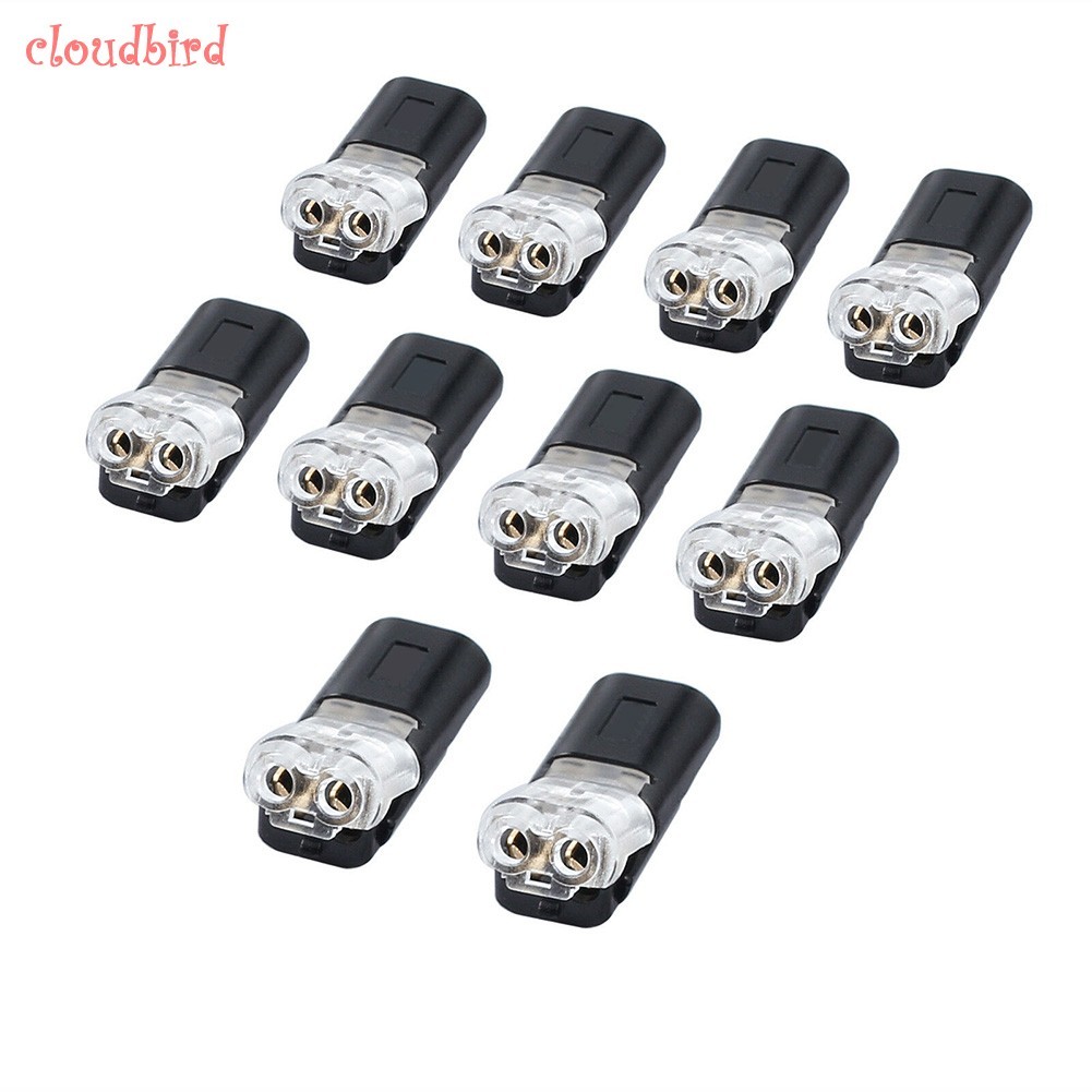 Conector De Plugue De Pressão De Cabo De Fio 12V-10 Unidades Para Áudio E Vídeo Automotivo