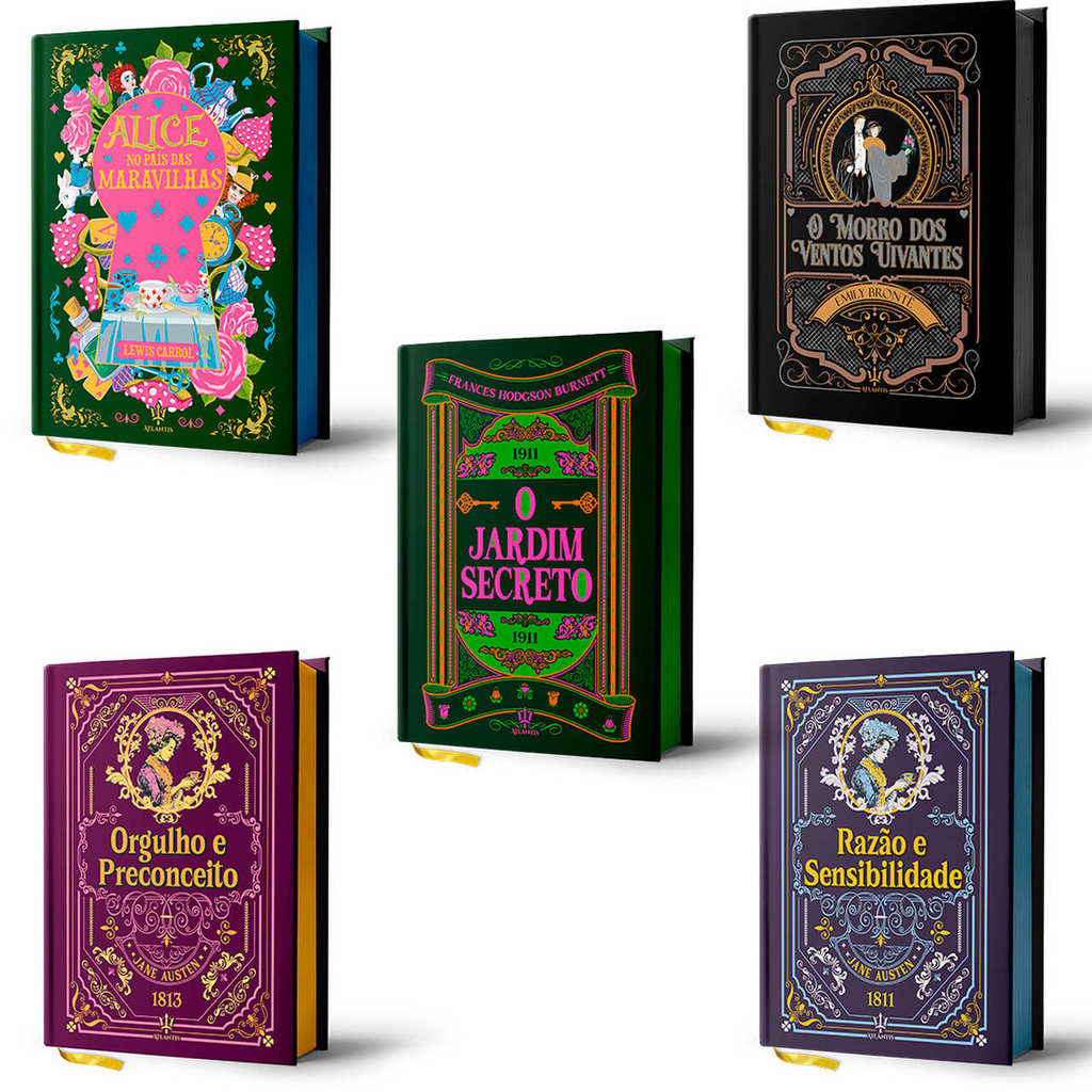 Coleção Atlantis Editora - Grandes Clássicos | Kit com 5 Livros
