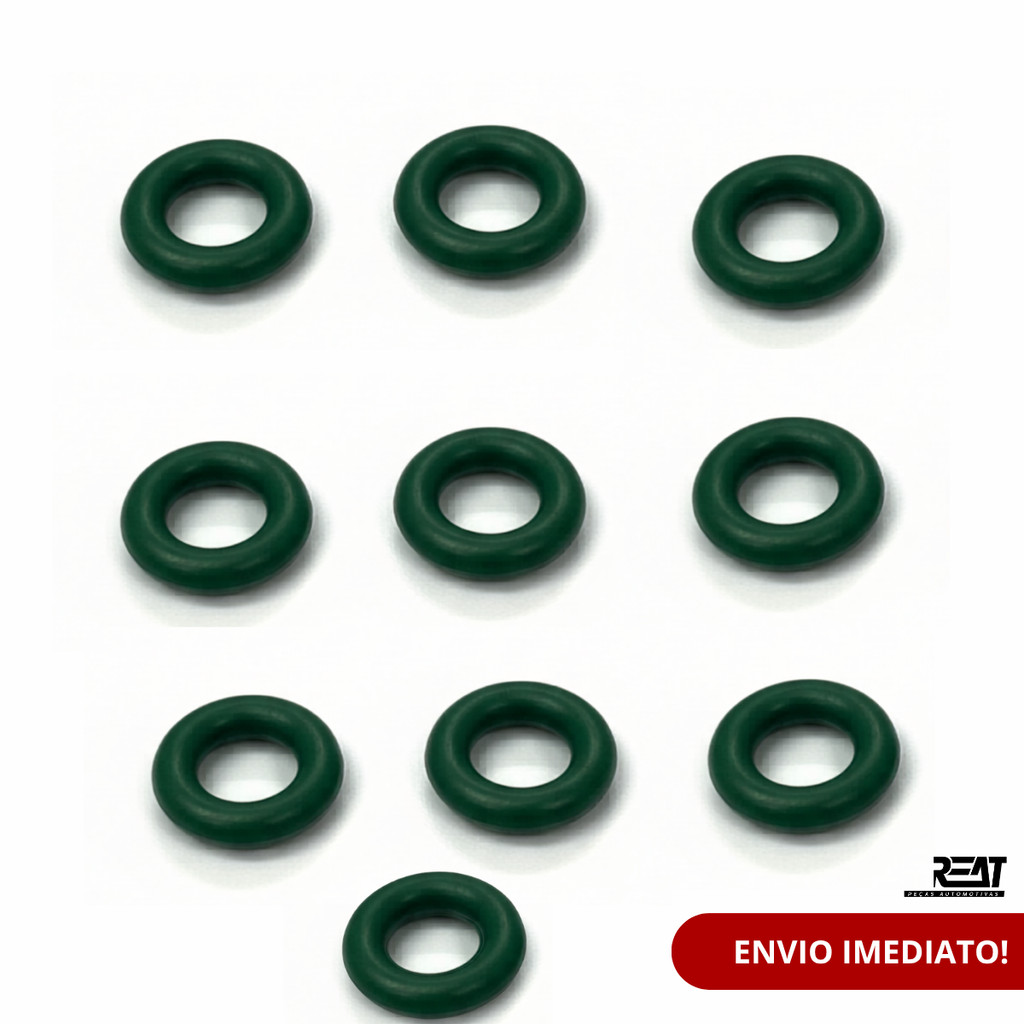 Kit 10 Anel Vedação Oring Bico Injetor Bosch E Marelli