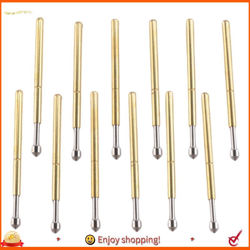 Sonda De Teste De Mola P75-E2 Pino Pogo 1.3Mm Cabeça Cônica 1.0Mm Dedal