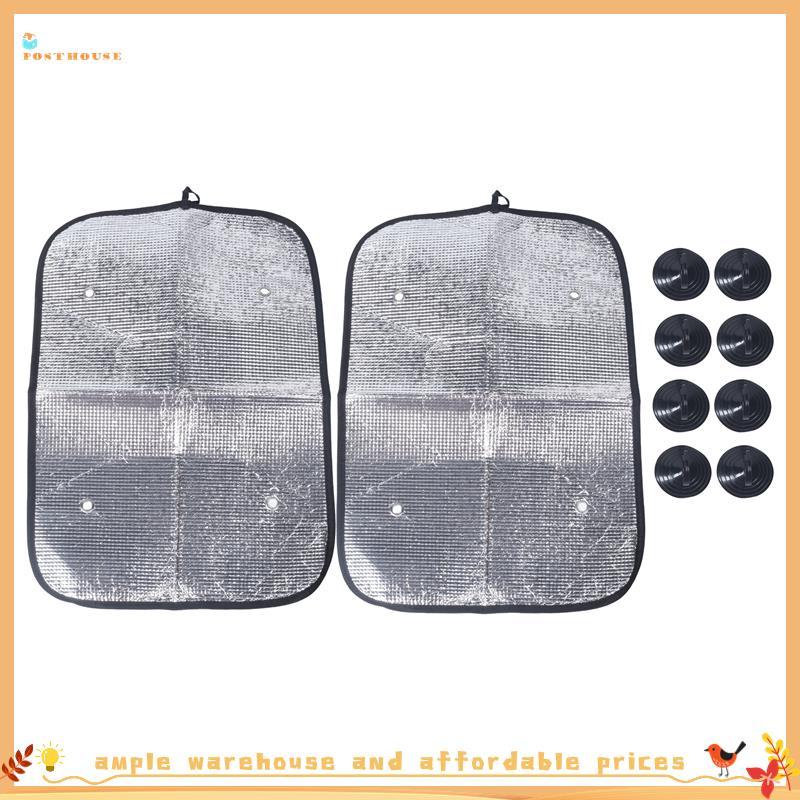 Capa De Proteção Solar De Camada Dupla Para Trailer De Viagem , 2 Peças , 15.7 x 23.6 Polegadas , Motorhome
