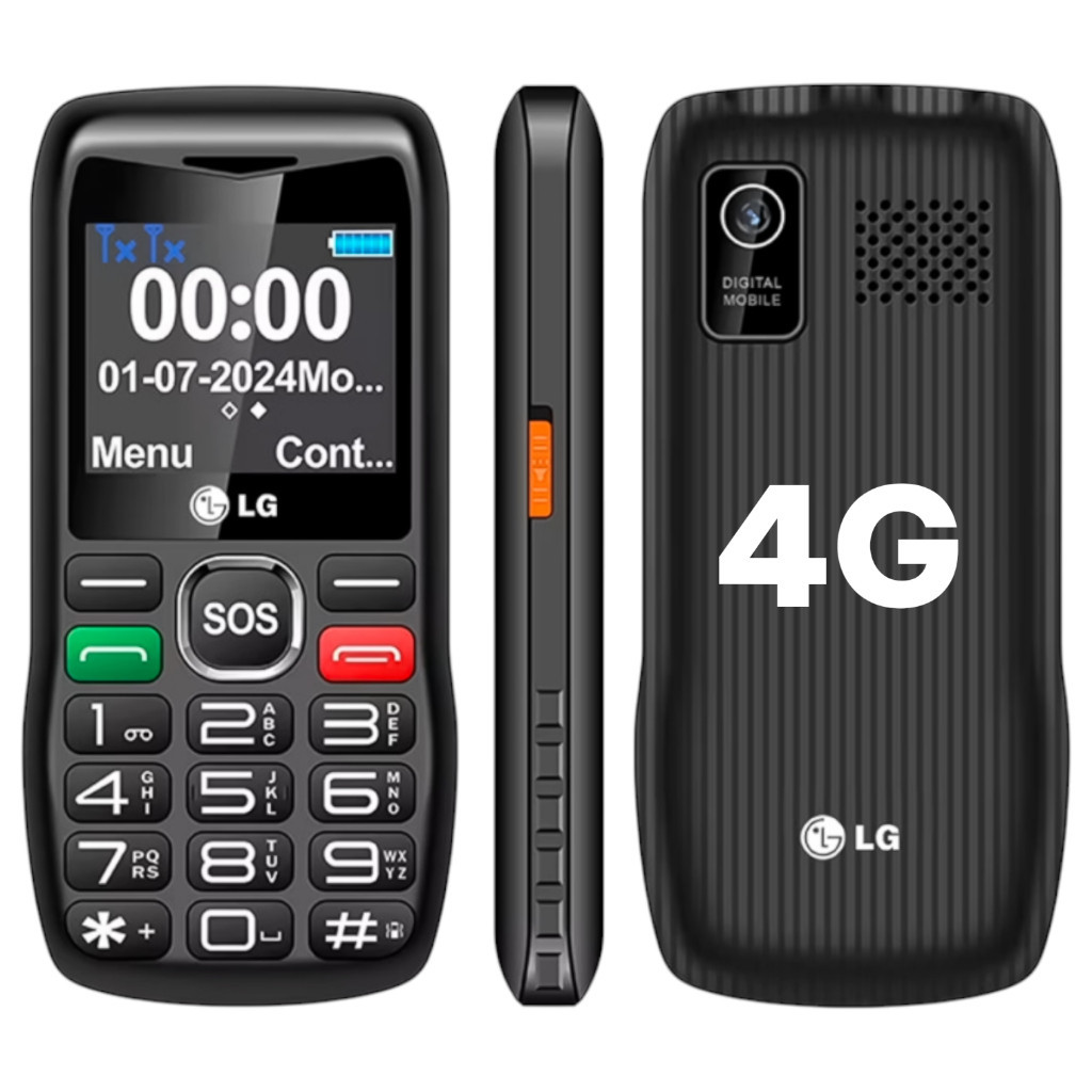 Celular LG Original G365 4G Completo Com Botão SOS Contato Emergência