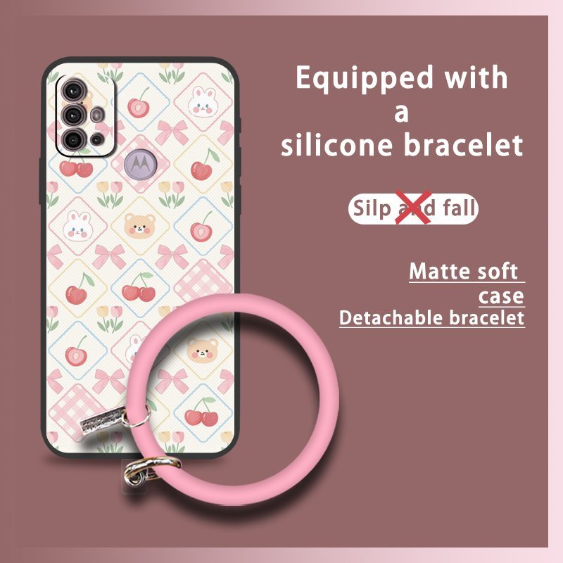 Personalidade Criativa Caso De Telefone Para MOTO G30/G10/G20/Lenovo K30 Nota/K30 Pro Juventude Capa Traseira Anel Pulse