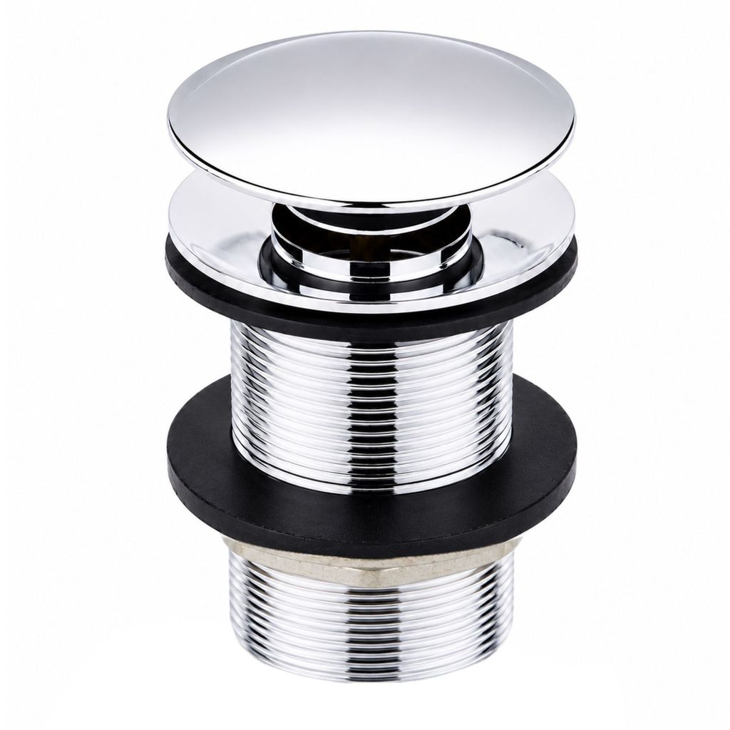 Válvula Ralo Click Up Luxo Inteligente Inox Para Cuba 4 Cm