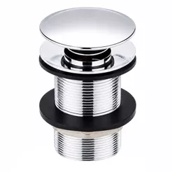 Válvula Ralo Click Up Luxo Inteligente Inox Para Cuba 4 Cm