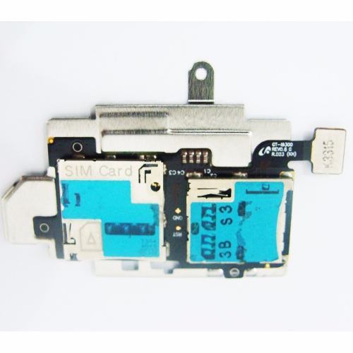 Conector Sim Card Leitor De Chip Samsung Galaxy S3 I9300 12x