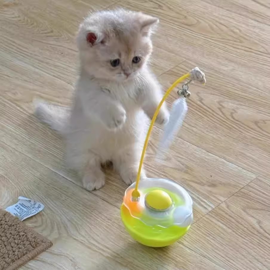 Brinquedo para gatos, brinquedo para gatos, bastão auto-feliz, alívio do tédio, ferramenta útil, copo para animais de es
