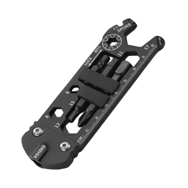 YO Chave Combinação Ajustada Fenda Régua Aço Metal Portátil