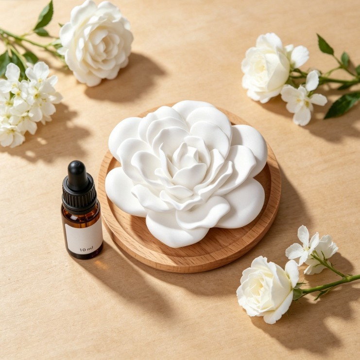 [Estoque pronto] Comprimidos de fragrância de gesso para Perfume de carro Decorações de carro Fragrância Suporte de Base