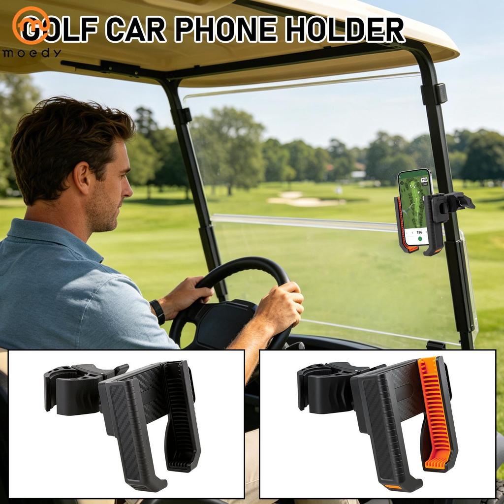 Suporte De Telefone Para Carrinho De Golfe 1s , Trava/Liberação , Montagem Celular , Rotação De 360 Graus Smartphone De