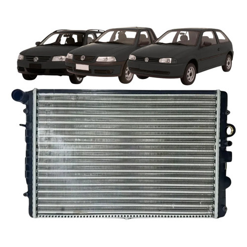 Radiador Gol Parati Saveiro G2 G3 G4 Ap 1.6 1.8 2.0 Com Ar Gol Parati Saveiro G2 G3 G4