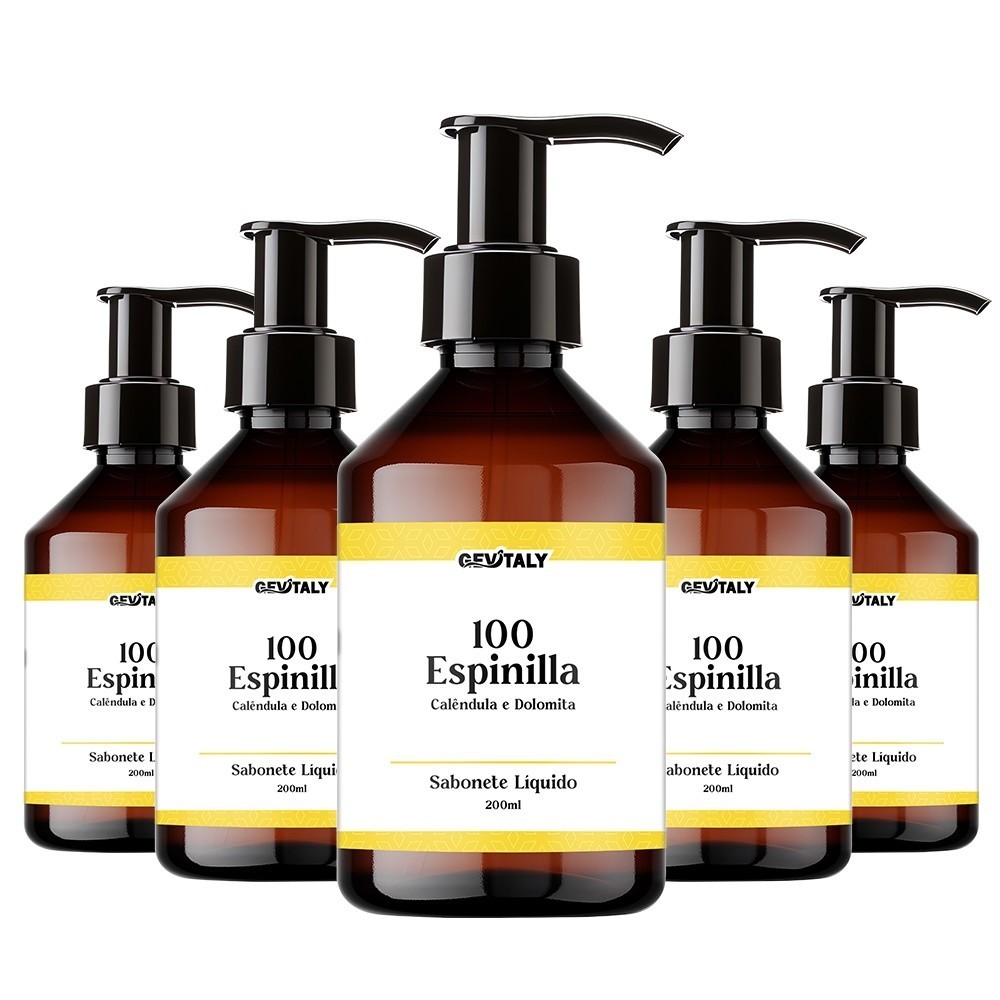 Kit 5x Sabonete Liquido Facial Pele Oleosa Antioleosidade Acne Control