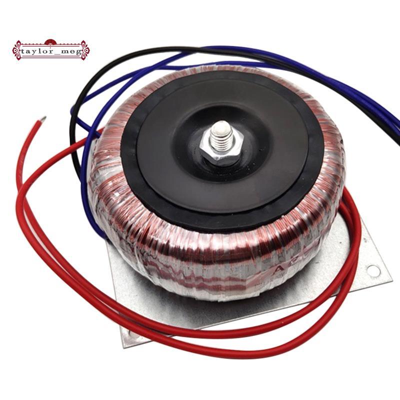 [Venda Quente T] Transformador Toroidal De Cobre Duplo 12V Fonte De Alimentação De Loop De Dupla Para Amplificador De Po