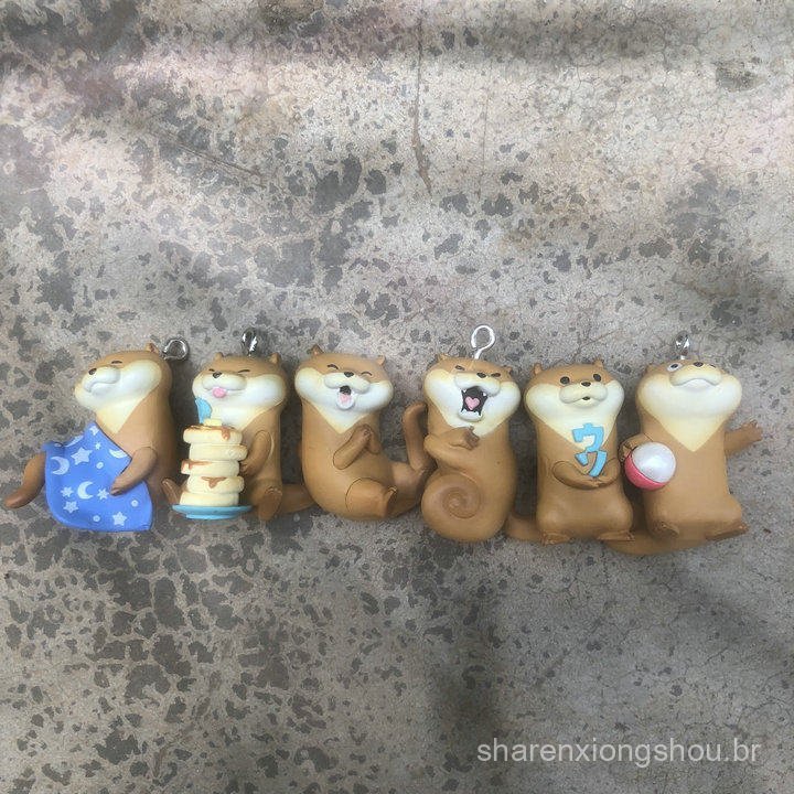 Mais Vendido 2025 Loose Figure Club: A Lontra que Adora Pequenas Mentiras Fofas - Pingente, Ornamento, Gashapon TP4C