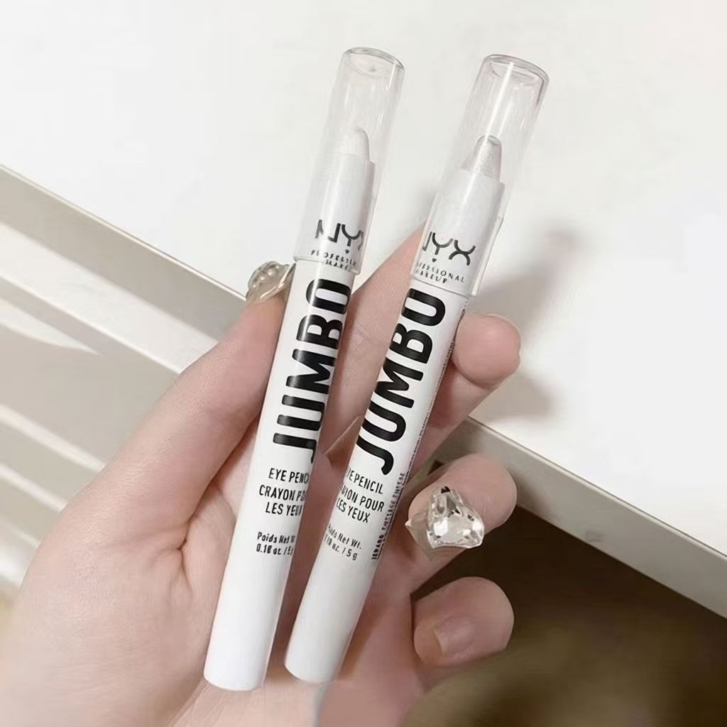 NYX jumbo olho gordo sombra caneta deitado bicho da seda caneta iluminador caneta iluminador 604 branco fosco 608 branco