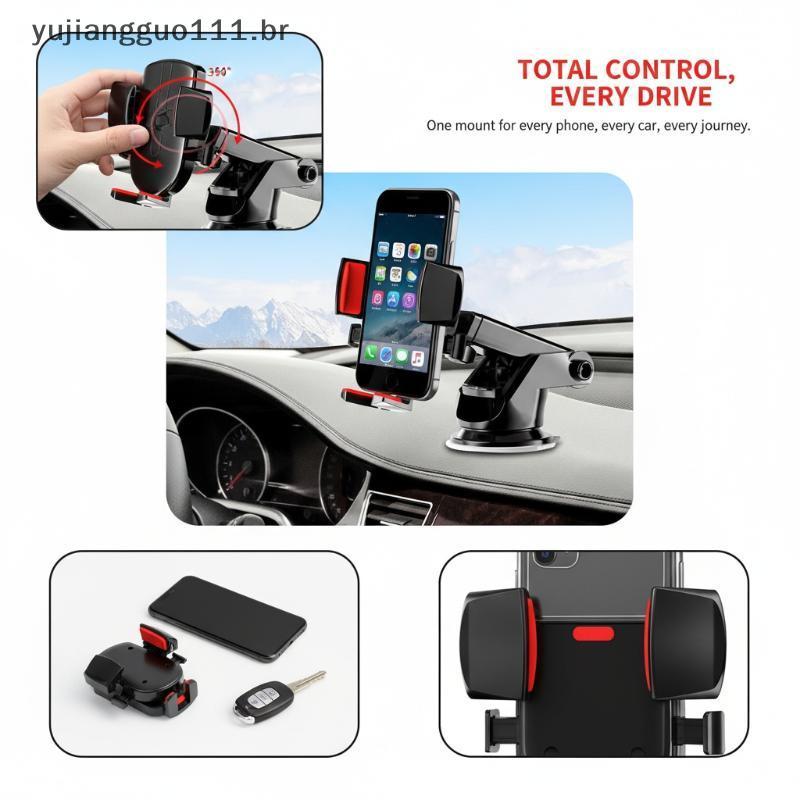 # Novo Suporte De Telefone Para Carro Saída De Ar Ajustável Forte Ventosa Console Suer Stand Montagem Estável GPS No Veí