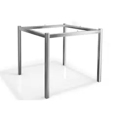 Base Mesa de Jantar Reno M002 AÇO s/Tampo Cromada - Kappesberg