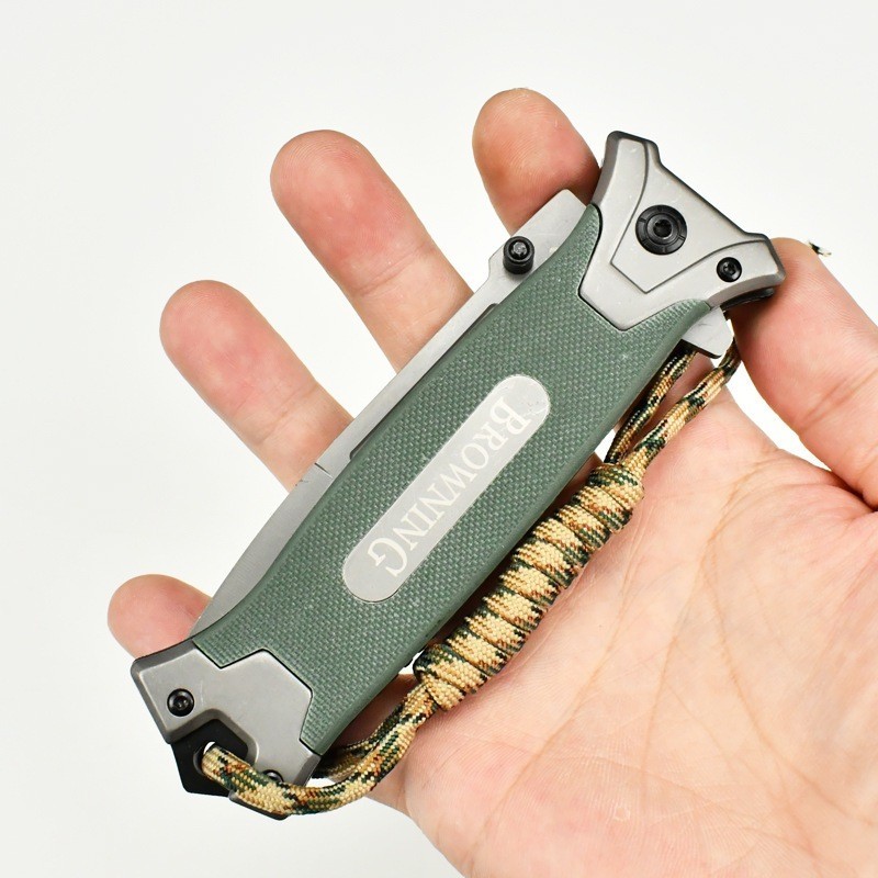 Canivete  Semi Automático Verde Musgo