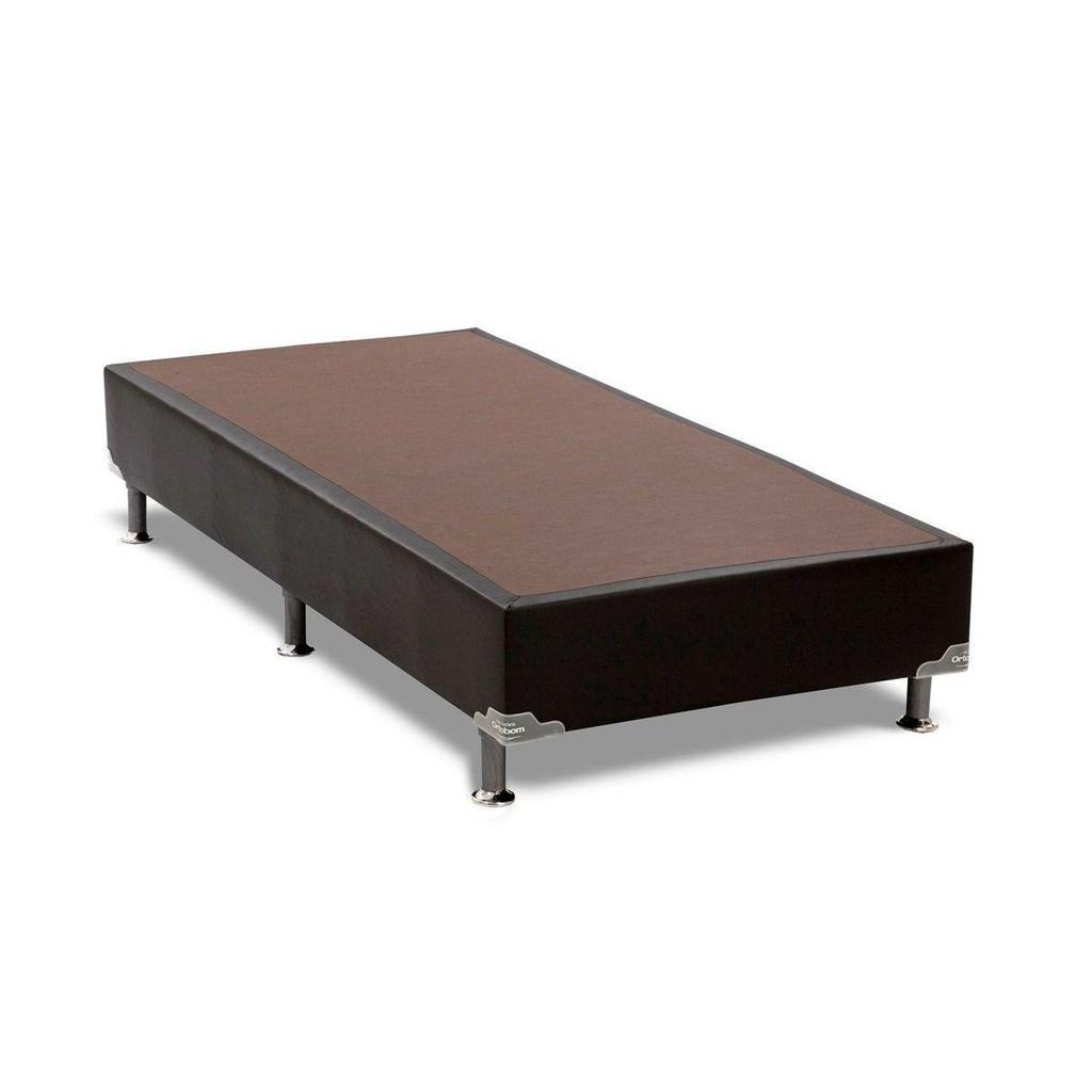 Cama Box Base Viúva Americana Courano Nero Black (108x198x23) - Ortobom