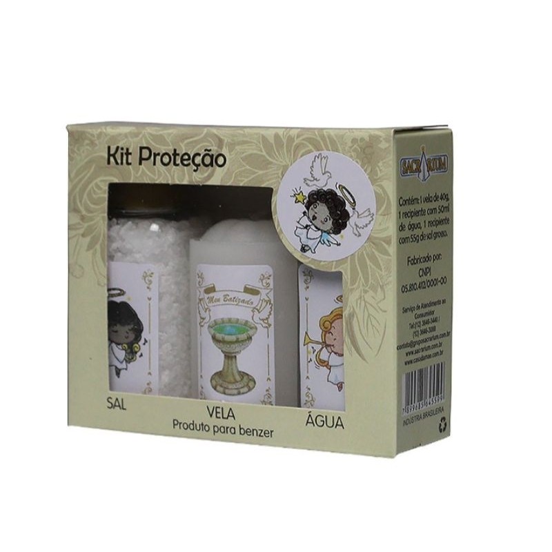kit Proteção Meu Batizado e Proteção são  Miguel Arcanjo