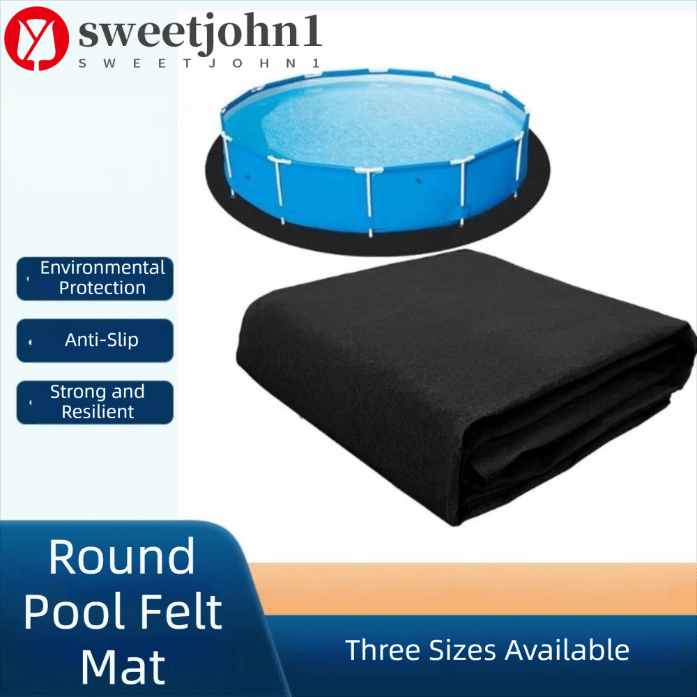 Almofada Resistente À Punção SWEETJOHN1 , De Forro De Piscina De Formato Redondo Com Absorção De Choque , Tapete De Base