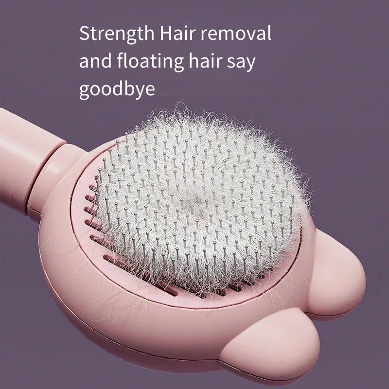 Novo estilo pet dedicado pente de remoção de pêlos gato cão limpador de pêlos remover pêlos flutuantes suprimentos para