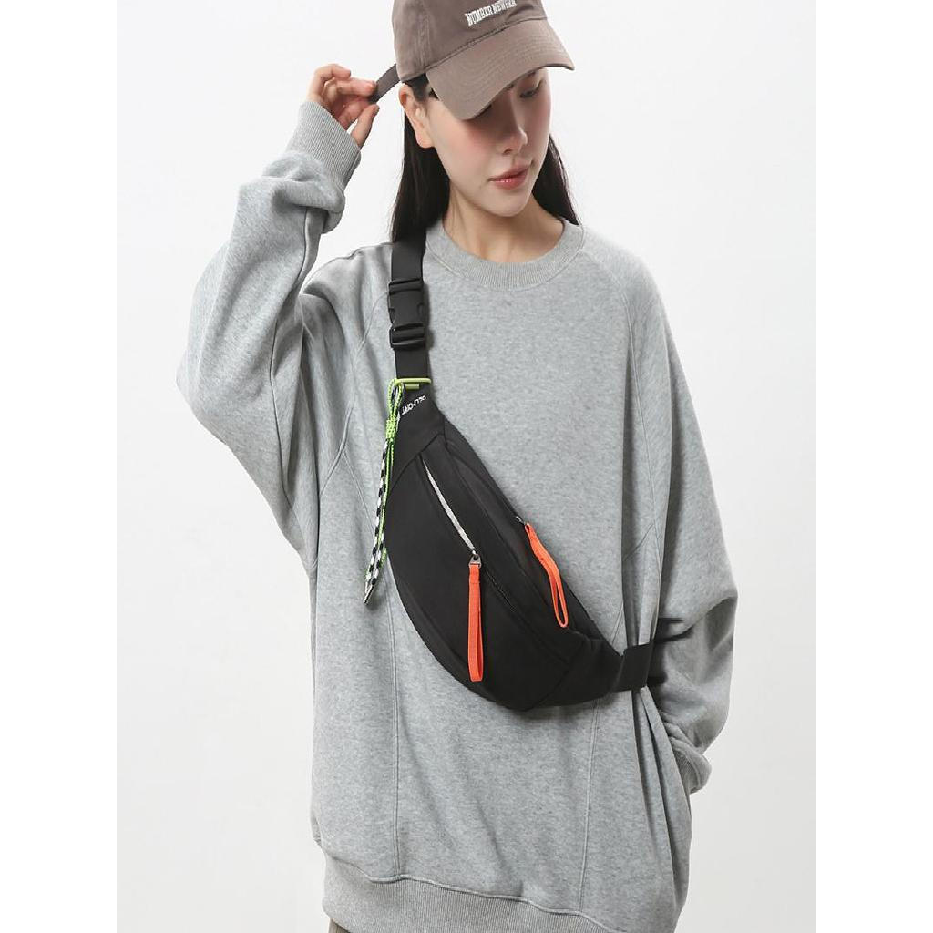 Bolsas para meninos bolsa mensageiro masculina Street Wear na moda bolsa de peito mochila masculina bolsa de cintura esp