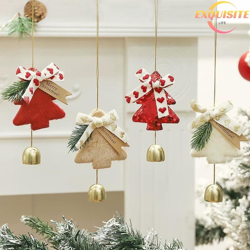 [EL-t] 1pc Árvore De Natal Pendurado Sino Decorativo Campainha Vento Carrilhão Presente Adequado Para Decoração De Casa