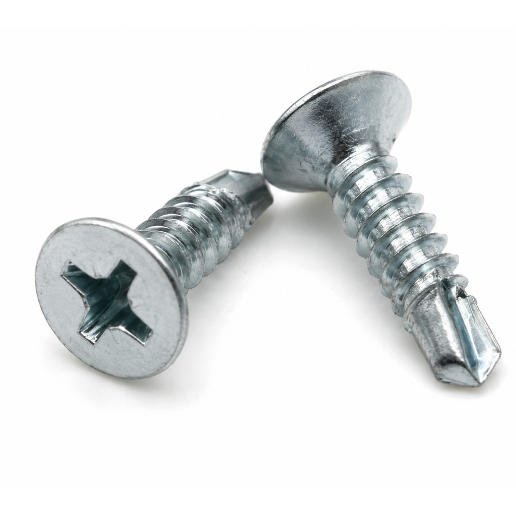 Parafuso Chata Brocante 4,2x19mm Auto Brocante para Chapas e Metais 500un