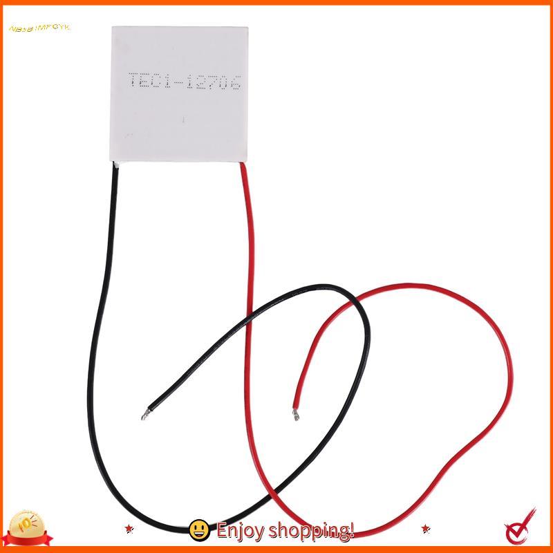 Chengxingsischuanhai0 12V 5.8A 65W TEC1-12706 Resfriador Termoelétrico Módulo De Placa Peltier 40x40mm