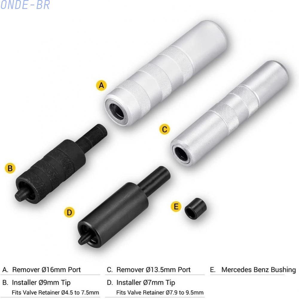3 Piece Valve Core Tool Set for Overhead Valve Engines with Spring Loaded Design