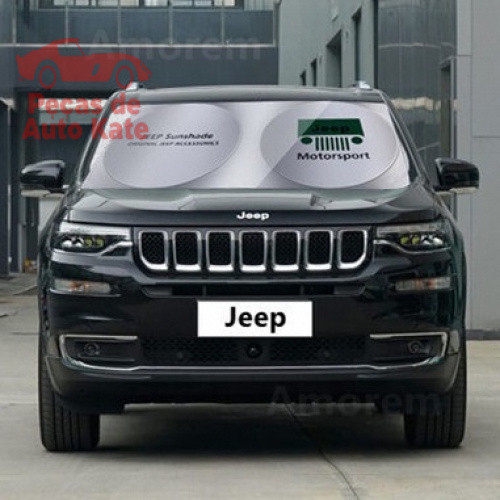 Protetor solar para para-brisa de carro / Proteção UV / Protetor solar para Jeep Compass Grand Commander Renegade I8FY