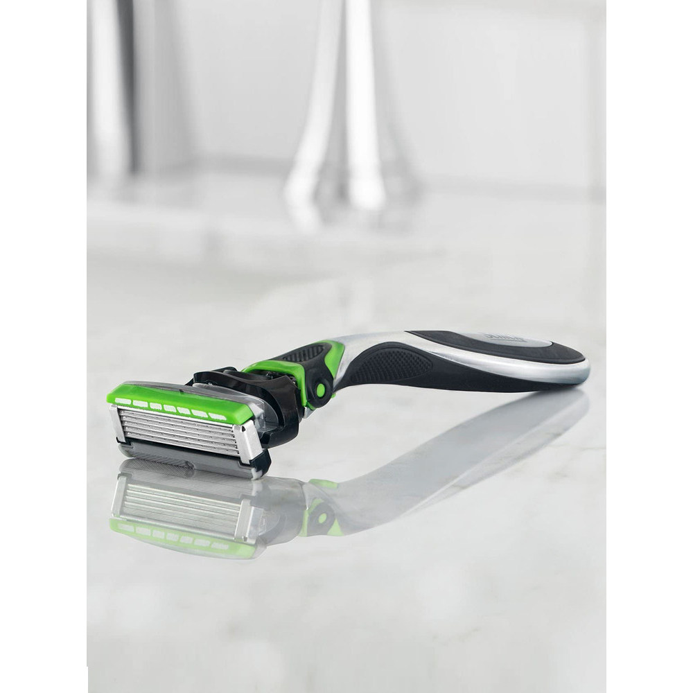 Schick Lâmina de barbear Manual confortável, dimensão da água, 5 Super sensação, lâmina de barbear de 5 camadas