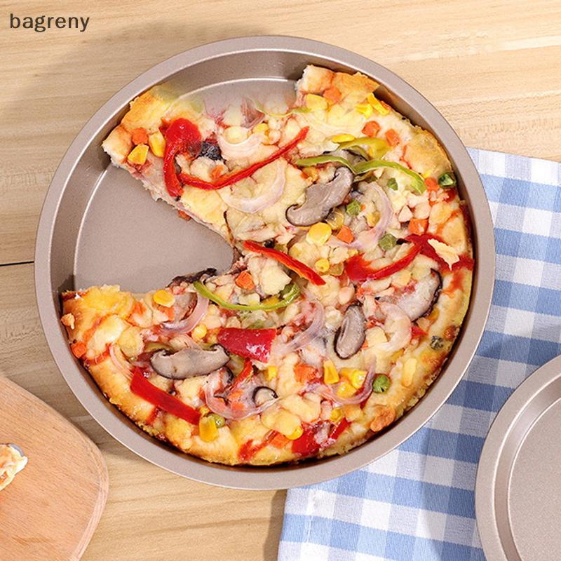 [bagreny] 10/9/8/7/6 Polegada Molde De Cozimento Não sti Fritadeira De Ar Pote Bandeja Redonda Pan Assar Pizza Bolo Cest