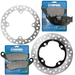 Kit Discos de Freio Xre 300 Abs 2019-2023 + Pastilhas Cobreq