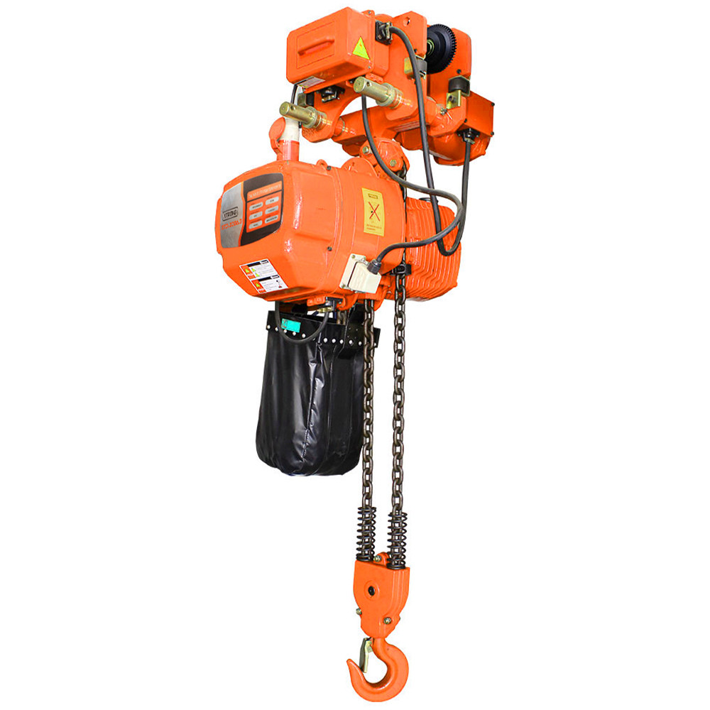 Talha Elétrica de Corrente 1000KG Elevação 6 Metros com Trole Elétrico Trifásico Xtrong XTCI-1006.1