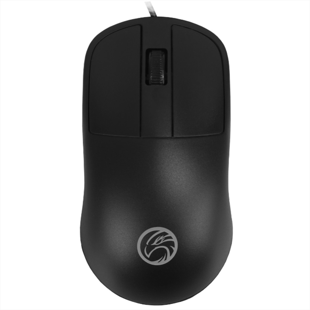 Mouse com Fio Brazil PC BPC-M007 - USB - 1000 DPI - 3 Botões - Cabo 1.2m - Preto