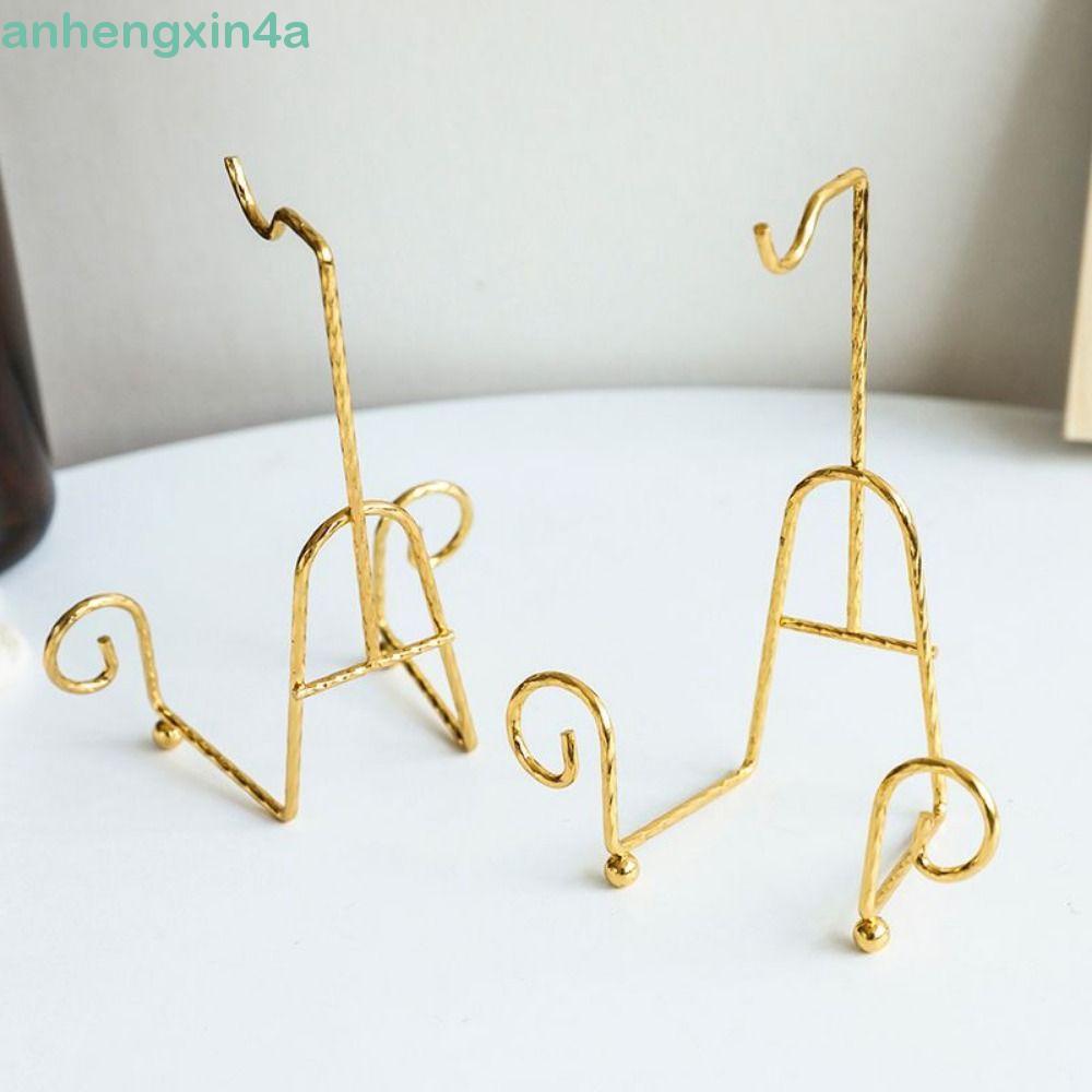 Rack De Caneca ANHENGXIN , Exibição De Metal Dourado Atraente , Mesa De Bandeja De Xícara De Chá De Luxo Leve E Moderna