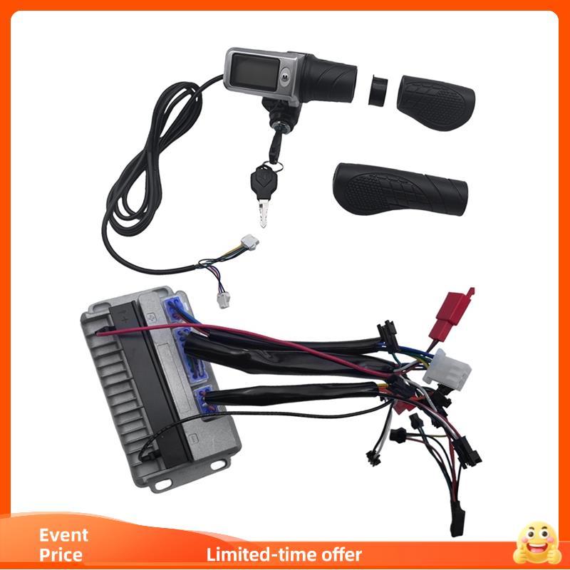 Kit De Controlador De Bicicleta Elétrica Com Rolo De Trem 36/48V 500W Motor Painel LCD De Alça De Meio Acelerador 802