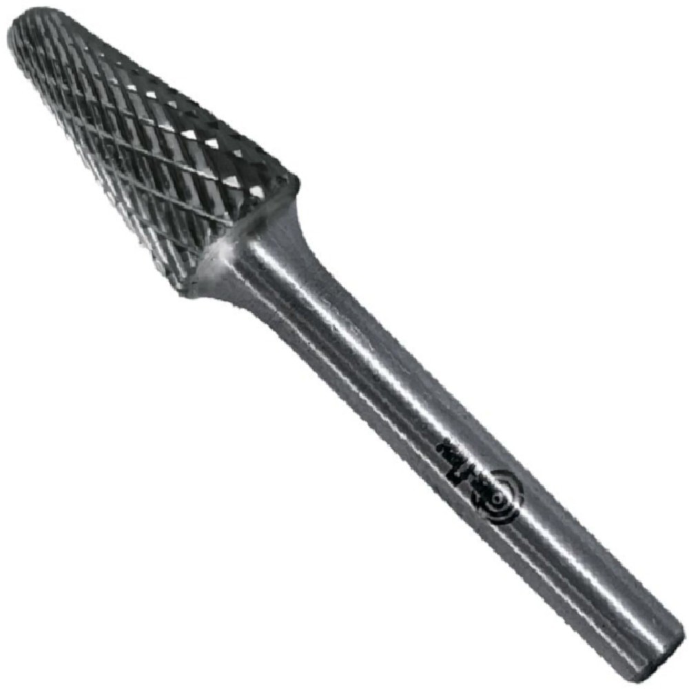 Lima rotativa endurecida cônica redonda 10 x 25 mm haste 6 mm - 23.222 Disflex