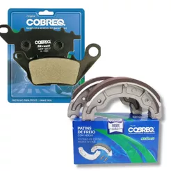 Kit Pastilhas e Lonas de Freio Fluo 125 2022-2025 Cobreq