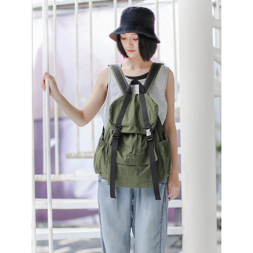 Chengxin feminino Original Streamer contraste cor mochila masculina lazer viagem moda estilo unissex leve na moda mochil