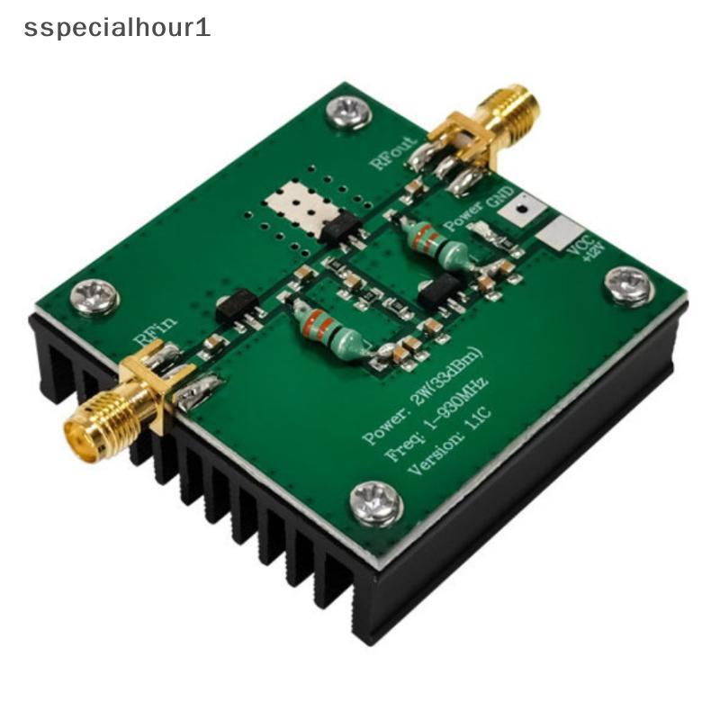 PCL 1 Peça DIY Acessórios 1-930MHz 2W Módulo Amplificador De Potência De Banda Larga RF Para Transmissão De Rádio FM HF