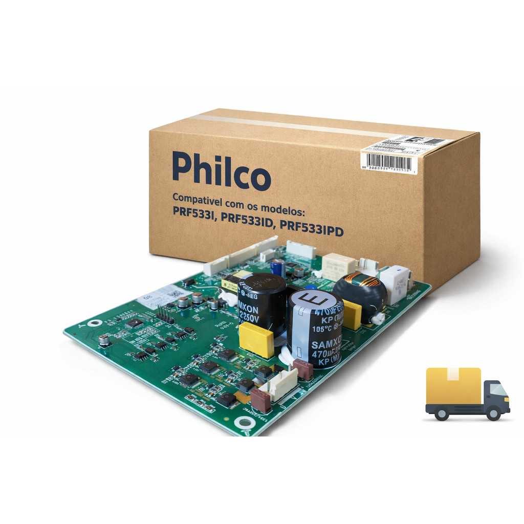 Placa Potência Geladeira Philco Side By Side PRF533ID 127V